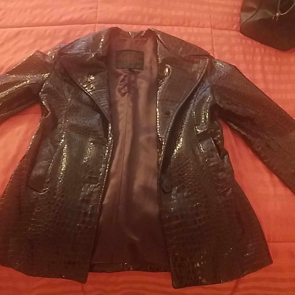 Oscar Leopold Crocodile Leather